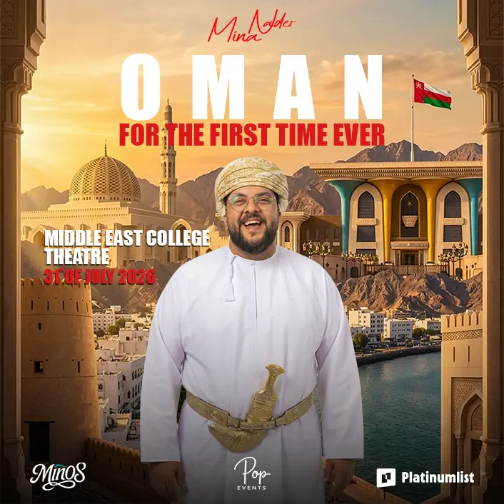 Comedy Show with Mina Nader in Muscat poster